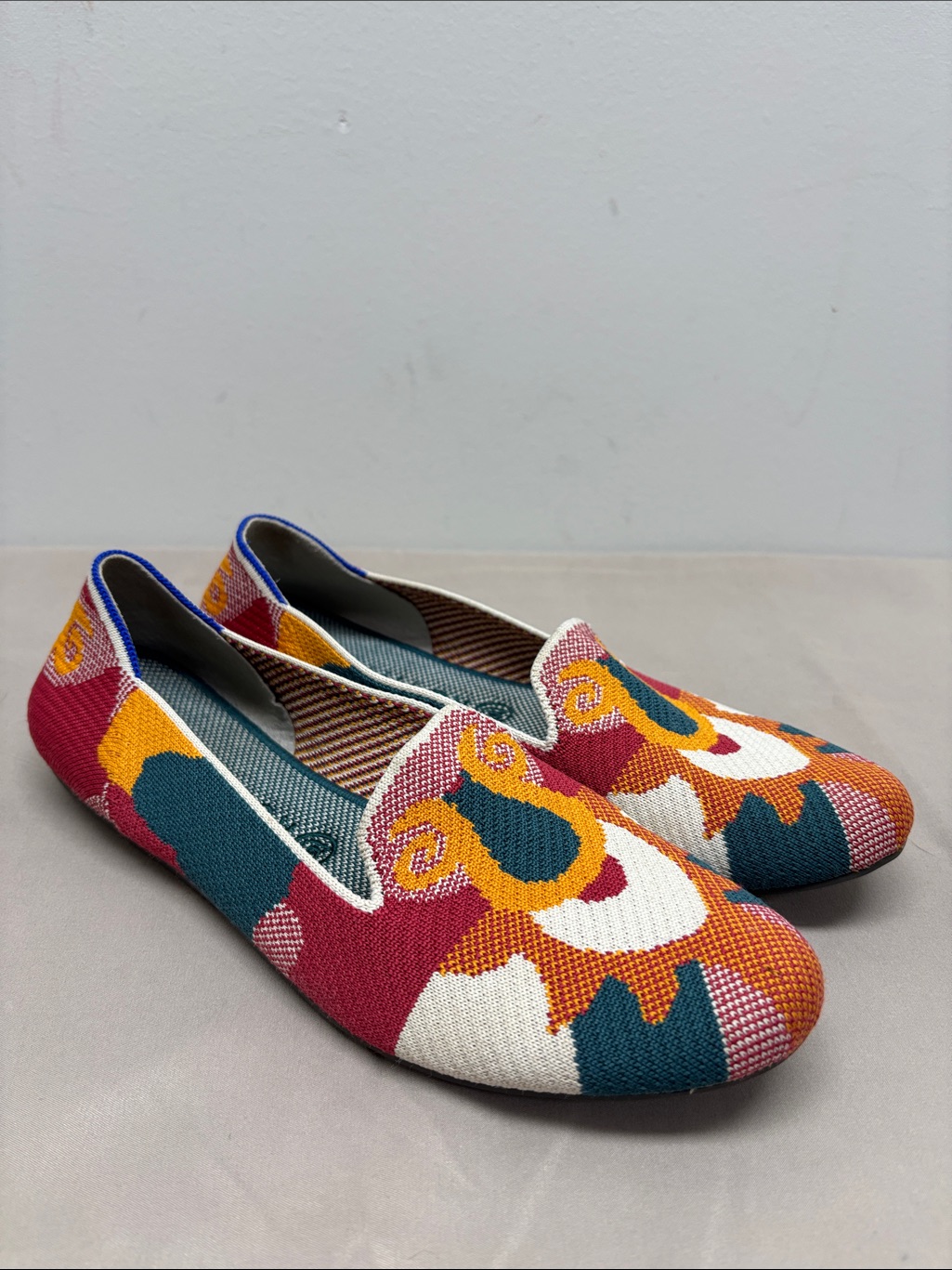Rothy’s The Loafer Moroccan Amber Flats Retired Slip On Comfort Sz 11